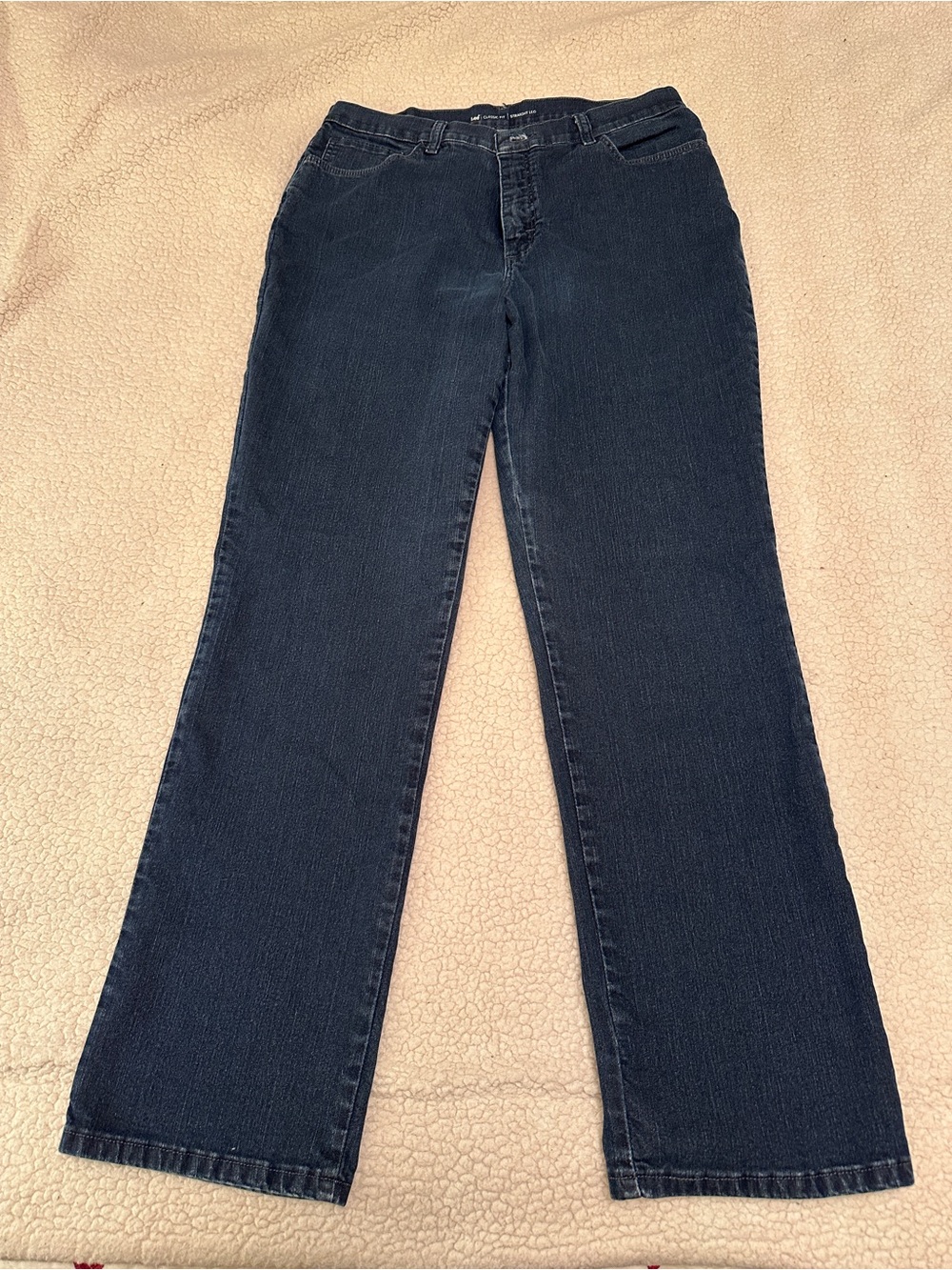 Lee Women's Dark Blue Straight Leg Jeans
